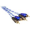 imageRockville RWK41 4 Gauge Complete Car Amp Wiring Kit with 60A AGU Fuse 100 Copper RCA Cables Superflex Jacket for Car Audio Amplifier Installations