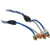 imageRockville RWK4CU 4 AWG 100 Copper Car Amp Wiring Kit with Crystal SQ RCA Cables SilverTinned GoldPlated Mini ANL Fuse Holder Complete 2000W Installation Set for Car Audio Systems