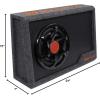 imageRockville RWS10CA 1000W 10quot Amplified Car Subwoofer Enclosure 4Ohm Slim Design BuiltIn Amplifier Remote Bass Control for Cars and Trucks