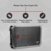 imageRockville RXAF1 1600W 4Channel Car Amplifier DynoCertified RMS MOSFET Power Supply ELNA Capacitors Class AB Perfect for Car Audio and Subs
