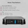 imageRockville RXAF1 1600W 4Channel Car Amplifier DynoCertified RMS MOSFET Power Supply ELNA Capacitors Class AB Perfect for Car Audio and Subs