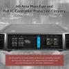 imageRockville RXAF1 1600W 4Channel Car Amplifier DynoCertified RMS MOSFET Power Supply ELNA Capacitors Class AB Perfect for Car Audio and Subs