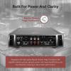 imageRockville RXAF2 2400W 4Channel Car Amplifier DynoCertified RMS MOSFET Power Supply ELNA Capacitors Class AB Perfect for Car Audio and Subs