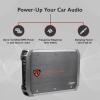 imageRockville RXDM1 2000W Mono 1Ohm Car Amplifier DynoCertified ClassD MOSFET Adjustable Crossover Remote Control Perfect for Car Audio and Subs