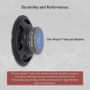 imageRockville RXM108 10quot MidRange Car Speaker 600W Peak 300W RMS 8 Ohm Kevlar Cone Bullet Open Basket CEA Compliant Grille Perfect for Car Audio8 Ohm With Bullet