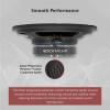 imageRockville RXM108 10quot MidRange Car Speaker 600W Peak 300W RMS 8 Ohm Kevlar Cone Bullet Open Basket CEA Compliant Grille Perfect for Car Audio8 Ohm With Bullet