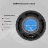 imageRockville RXM108 10quot MidRange Car Speaker 600W Peak 300W RMS 8 Ohm Kevlar Cone Bullet Open Basket CEA Compliant Grille Perfect for Car Audio8 Ohm With Bullet