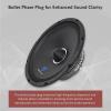 imageRockville RXM108 10quot MidRange Car Speaker 600W Peak 300W RMS 8 Ohm Kevlar Cone Bullet Open Basket CEA Compliant Grille Perfect for Car Audio8 Ohm With Bullet