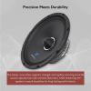 imageRockville RXM108 10quot MidRange Car Speaker 600W Peak 300W RMS 8 Ohm Kevlar Cone Bullet Open Basket CEA Compliant Grille Perfect for Car Audio8 Ohm With Bullet