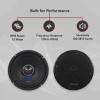 imageRockville RXM64 65quot MidRange Car Speaker 150W Peak75W RMS 4 Ohm CEA Compliant Crossover With Grille Loud and Clear Perfect for Car Audio4 Ohm With Bullet