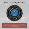imageRockville RXM88 8quot MidBass Driver Car Speaker 250W Peak125W RMS 8 Ohm Kevlar Cone Steel Basket High Sensitivity for Car Audio Systems4 Ohm With Bullet