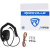 imageRockville RXMF3 1600W Peak260W RMS 4Channel Class AB Marine Amplifier with PA Microphone Waterproof Conformal Coating Smart Auto TurnOn for Boats