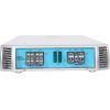 imageRockville RXMF3 1600W Peak260W RMS 4Channel Class AB Marine Amplifier with PA Microphone Waterproof Conformal Coating Smart Auto TurnOn for Boats