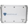 imageRockville RXMF3 1600W Peak260W RMS 4Channel Class AB Marine Amplifier with PA Microphone Waterproof Conformal Coating Smart Auto TurnOn for Boats