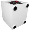 imageRockville Rock Shaker 10 Wood 10quot Subwoofer 600W Peak300W RMS Powered Home Theater Sub Deep Bass MDF Cabinet Adjustable Controls for Movies and MusicWhite
