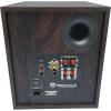 imageRockville Rock Shaker 10 Wood 10quot Subwoofer 600W Peak300W RMS Powered Home Theater Sub Deep Bass MDF Cabinet Adjustable Controls for Movies and MusicDark Wood