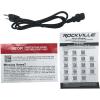 imageRockville Rock Shaker 10 Wood 10quot Subwoofer 600W Peak300W RMS Powered Home Theater Sub Deep Bass MDF Cabinet Adjustable Controls for Movies and MusicDark Wood