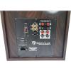 imageRockville Rock Shaker 10 Wood 10quot Subwoofer 600W Peak300W RMS Powered Home Theater Sub Deep Bass MDF Cabinet Adjustable Controls for Movies and MusicDark Wood