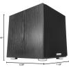 imageRockville Rock Shaker 8 Black 8quot Powered Subwoofer 400W Deep Bass ClassD Amp RCASpeaker Inputs for Home Theater ampamp StudioBlack