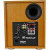 imageRockville Rock Shaker 8 Black 8quot Powered Subwoofer 400W Deep Bass ClassD Amp RCASpeaker Inputs for Home Theater ampamp StudioClassic Wood