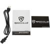imageRockville Rock Shaker 8 Black 8quot Powered Subwoofer 400W Deep Bass ClassD Amp RCASpeaker Inputs for Home Theater ampamp StudioClassic Wood