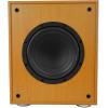 imageRockville Rock Shaker 8 Black 8quot Powered Subwoofer 400W Deep Bass ClassD Amp RCASpeaker Inputs for Home Theater ampamp StudioClassic Wood