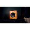 imageRockville Rock Shaker 8 Black 8quot Powered Subwoofer 400W Deep Bass ClassD Amp RCASpeaker Inputs for Home Theater ampamp StudioClassic Wood