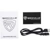 imageRockville Rock Shaker 8 Black 8quot Powered Subwoofer 400W Deep Bass ClassD Amp RCASpeaker Inputs for Home Theater ampamp StudioWhite