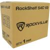 imageRockville RockShelf 54C V2 360W Wood 525quot Bookshelf Speakers4 Ohm Audiophile Woofer Silk Tweeter WallMountable for Home Theater and Music EnthusiastsClassic