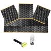 imageRockville Rockmat RM12B 12 Sq Ft Butyl Rubber Car Sound DampeningDeadening Kit Noise Reduction Heat Resistant Easy Install with Roller for Car Audio