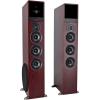 imageRockville TM150W Powered Home Theater Tower Speaker System White 1000W 10quot Subwoofers Bluetooth USBSD Playback FM Radio Remote Control Karaoke Ready Perfect for Home EntertainmentCherry