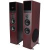 imageRockville TM80B Powered Home Theater Tower Speaker System Black 800W 8quot Subwoofers Bluetooth USBSD Playback FM Radio Remote Control Karaoke Ready Perfect for Home EntertainmentCherry