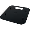 imageRockville TopBottom White Totem Plates for RTP33TV Steel Construction NonSlip EVA Pads Easy Install for DJs and Event LightingBlack