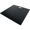 imageRockville TopBottom White Totem Plates for RTP33TV Steel Construction NonSlip EVA Pads Easy Install for DJs and Event LightingBlack