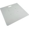 imageRockville TopBottom White Totem Plates for RTP33TV Steel Construction NonSlip EVA Pads Easy Install for DJs and Event LightingWhite