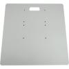 imageRockville TopBottom White Totem Plates for RTP33TV Steel Construction NonSlip EVA Pads Easy Install for DJs and Event LightingWhite