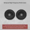 imageRockville X8C 8quot Competition Car Audio Speakers 1000W CEA Rated Titanium Tweeters Audiophile Crossovers Aluminum Bullet Perfect for Car Audio