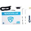 imageRockville dB10 800W Mono 4Ohm Car Amplifier HighSpeed MOSFET Adjustable 12dB Crossover LED Remote Sub Control Perfect for Car Audio and Subs
