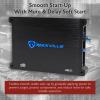 imageRockville dB12 2000W Mono 2Ohm Car Amplifier HighSpeed MOSFET Adjustable 12dB Crossover LED Remote Sub Control Perfect for Car Audio and Subs