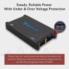 imageRockville dB13 3000W Mono 2Ohm Car Amplifier HighSpeed MOSFET Adjustable 12dB Crossover LED Remote Sub Control Perfect for Car Audio and Subs