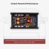 imageRockville dB14 Mono Car Amplifier 4000W ClassD DynoCertified Subsonic Filter EQ Crossover Bass Remote Perfect for Subwoofers and Car Audio
