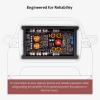 imageRockville dB15 Mono Car Amplifier 6000W ClassD DynoCertified Subsonic Filter EQ Crossover Bass Remote Perfect for Subwoofers and Car Audio