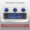 imageRockville dB15 Mono Car Amplifier 6000W ClassD DynoCertified Subsonic Filter EQ Crossover Bass Remote Perfect for Subwoofers and Car Audio