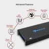 imageRockville dB15 Mono Car Amplifier 6000W ClassD DynoCertified Subsonic Filter EQ Crossover Bass Remote Perfect for Subwoofers and Car Audio
