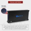 imageRockville dB25 2800W 2Channel 2Ohm Car Amplifier HighSpeed MOSFET Adjustable Crossover LED Remote Sub Control Perfect for Car Audio and Subs