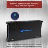 imageRockville dB25 2800W 2Channel 2Ohm Car Amplifier HighSpeed MOSFET Adjustable Crossover LED Remote Sub Control Perfect for Car Audio and Subs