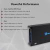 imageRockville dB45 3200W 4Channel 2Ohm Car Amplifier HighSpeed MOSFET Adjustable Crossover LED Remote Sub Control Perfect for Car Audio and Subs
