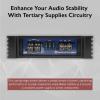 imageRockville dB45 3200W 4Channel 2Ohm Car Amplifier HighSpeed MOSFET Adjustable Crossover LED Remote Sub Control Perfect for Car Audio and Subs