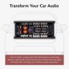 imageRockville dB45 3200W 4Channel 2Ohm Car Amplifier HighSpeed MOSFET Adjustable Crossover LED Remote Sub Control Perfect for Car Audio and Subs