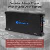 imageRockville dB55 4000W 5Channel 2Ohm Car Amplifier HighSpeed MOSFET Adjustable Crossover LED Remote Sub Control Perfect for Car Audio and Subs